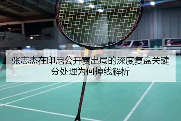 张志杰在印尼公开赛出局的深度复盘关键分处理为何掉线解析